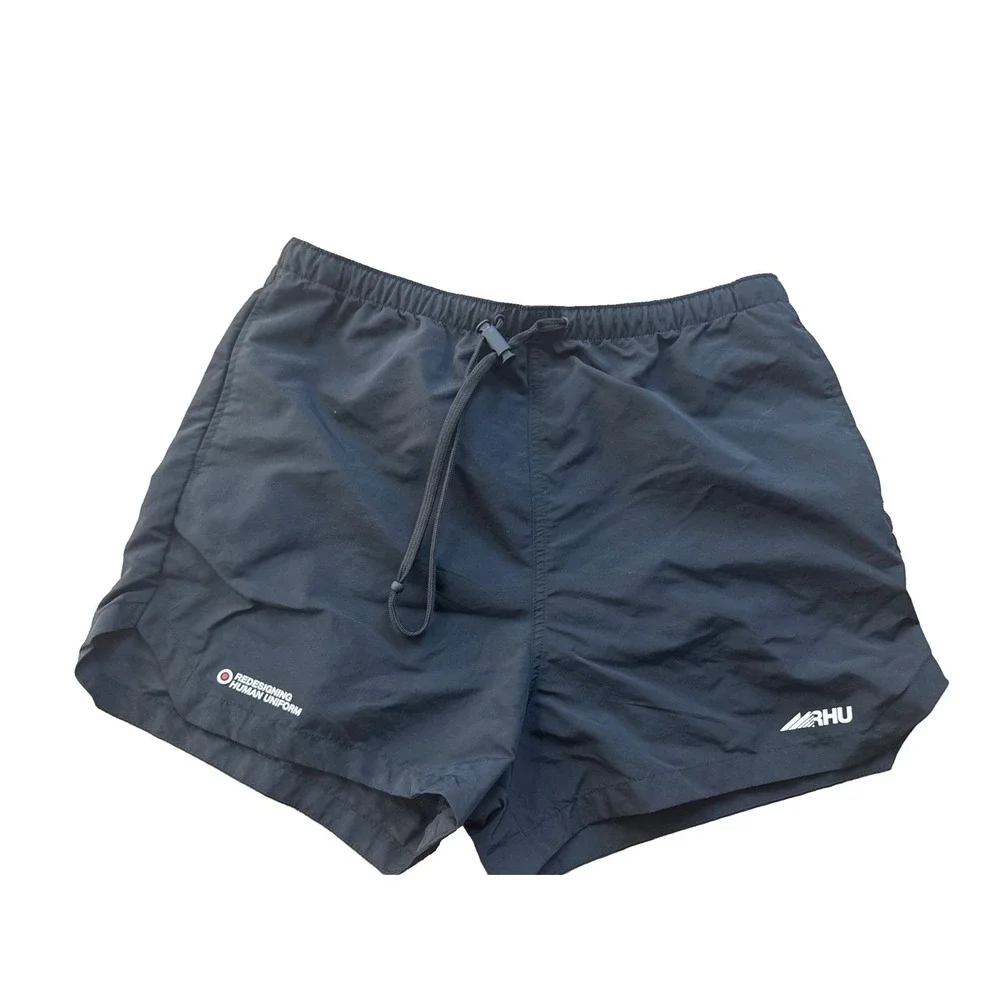 Rhude x Zara Rhuigi RHU Running Work Out Shorts Size L Black